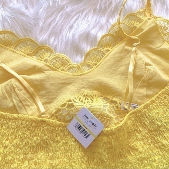Women’s Free People Sunrise To Sunset Lace Bralette Top Medium - Picture 11 of 11